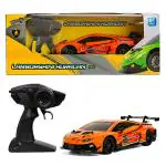 Ralleyz RC Lamborghini Huracan Car, Remote Control High Speed Racing, For Boys and Girls Toys Gifts, Kids for 6Y+, Orange