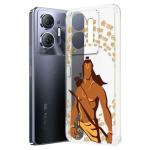 Fashionury Back Cover for Infinix HOT 30 5G Designer, Printed,Transparent,Flexible, Silicon -D2095