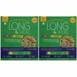 Long & Short|Healthy Kids Pasta Combo|Fun Shapes |Veggie - Spich Pasta|No Maida|No Artificial Colors |No Added Flavours |No Preservatives |250g each|Pack of 2