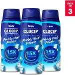 Cipla Clocip Advance Action Prickly Heat Powder (150g, Pack of 3)