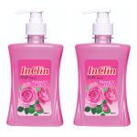 Inclin Rose Softsoap, 1 Litre Handwash Moisturizing and soft on hand with nice fragrance (500ml*Pack of 2)
