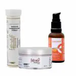 Fair Wish Glutathione Effervescent Tablets, Glutathione Cream, Vitamin C Facial Serum