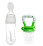 Manan Shopee Kids Multicolor Silicone Ceralac Feeder & Baby Nibbler Fruit (Pack Of 2)