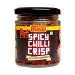 MasterChow Limited Edition 2X Chilli Garlic Crisp | Spicy, Crunchy, Garlicky Flavor | Made with Sichuan Peppercorns, Crunchy Garlic & Red Chillies | Eat With Momos, Pizza, Noodles