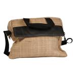 Jharcraft (A Jharkhand Govt. Enterprise) Natural Silk with Leather Laptop Bag Regular Use Bag