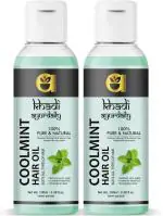 Ayurdaily Khadi Cool Mint Hair Oil Non Sticky And Greasy, 200 Ml (Pack Of 2)