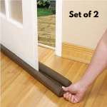 Gloridec PVC Door Guard Gap Filler for Door Bottom Seal Strip - Sound-Proof, Reduce Noise, Energy Saving Door Stopper for Reduce Door Dust, Insects Protector (39 Inches, Pack of 2)(Brown)
