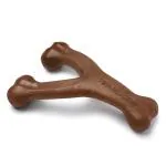 Pawsindia Benebone Wishbone Durable Dog Chew Toy for Aggressive Chewers|Real Peanut|Made in USA|Large