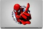 Divinedesigns Multicolor Vinyl Spiderman Laptop Sticker