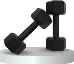 AB FITNESS 3KG Dumbbells Pack of 2 for Home Gym Equipment Fitness Home Workout Fixed Weight Dumbbell  (3 kg)