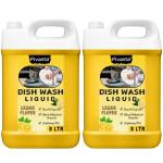 FIVANTA Dish Wash Liquid 10 Liter Yellow | Removes Tough Grease, Soft on Hands | Plant-Derived Actives