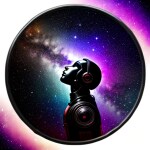 Love Creation A4 Size poster print for creative wall art- galactic-dreamer-5700(Non Sticker)