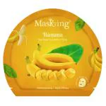 MasKing Superfood Banana Sheet Mask for Skin Brightening, Hydrating for Women & Men, Pack of 1