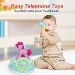 myhoodwink Smart Old-Style Landline Toys Telephone for Kids Phone Small Phone Toy Musical Toys for Kids Smart Light Birthday Gifts for Boys & Girls