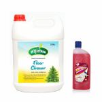 Whitebust Floor cleaner liquid White phenyl & floral fragrance floor cleaner 5 Ltr+ 500ml Free