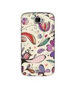 Casotec Vintage Floral Design Printed Silicon Soft TPU Back Case Cover for Xolo Q1000 Opus