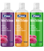 Pixur Marble And Tile Shampoo Pack Of 3 Pcs x 1 L (Deo Fresh,Orange,Original)