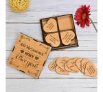 Future Works Valentine Gift pack 40 Reasons Why I Love You Anniversary Gift Express Your Love gift unique gifts for couples & special love message wooden greeting card (big size with premium box packaging)