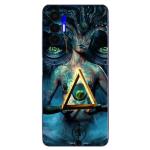 TOPPINGS printed Matte Finish Vinyl mobile back skin (This is Not Back CASE/COVER) for tecno pova 3 Design E06 -MT