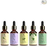 LA'BANGERRY Set of 5 Premium Grade Fragrance Oils - Bergamot, Tea Tree, Citronella, Rosemarry, Eucalyptus Essential Oils Set For Home Diffuser, Skin Care, Face & Hair, cold and cough, 30 ML Pack of 5