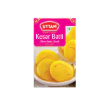 Uttam Kesar Bati 1.25 Kg Box Pack, 18 Pieces per Box, Authentic Bikaneri Sweets, Ready to Eat