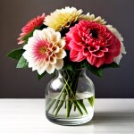 Love Creation 12x18 Size poster print for creative wall art- boho-bouquet-8741(Non Sticker)