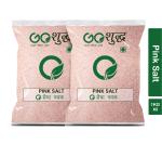 Goshudh Pink Salt 2 kg (1Kg X 2 Pack) Sendha Namak
