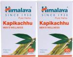 Himalaya Wellness Pure Herbs Kapikachhu Men's Health Tablet Ayurvedic Medicine (2 Packs, 60 Tabs Each)