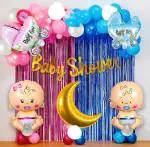 GROOVY DUDZ Baby Shower Decorations For Home Godh Bharai Decoration Set of (50Pcs)