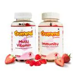 Gummsi | Combo Pack of Multi Vitamin & Immunity Booster Gummies | 30 Gummies Each | (Pack Of 2)