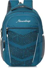Nexon Bags 40 Ltrs Laptop Backpack with 2 Bottle Pocket, 16.5 Inch Laptop Sleeve, Water resistance, Lightweight Casual Backpack for Unisex (Teal)