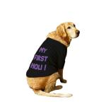 Ruse Aqua Green Cotton Lit Round Neck Sleeveless Dog Vest For Dogs - M (Doberman)