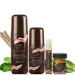 GO AYURVEDA Dhanvantri Combo Pack of Pain Relief oil (80 ML x 1 + 50 ML x 1), Head Roll On - 9 ML & Balm - 8 ML | Headache & Muscular Pain | Quick & Instant Relief (Pack of 3)