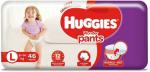 Huggies Wonder Pants Baby Diapers 5 - 18 Months Large 46 Pieces.