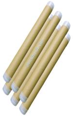 24 Inch / 61 cm long Cardboard Mailing Tubes with caps by Aurora Industries - Pack of 3, 50 mm Inner Dia