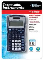 Texas Instruments TI-30X IIS 2-Line Scientific Calculator, Black with Blue Accents 3 Pack