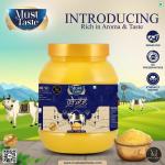 Mustaste Desi Cow Ghee Pure Cow Ghee for Better Digestion and Immunity | 1Ltr|100%Pure|
