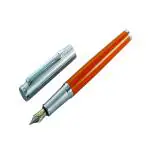 Auteur 950 Orange Brass Orange Ink Fountain Ink Pen