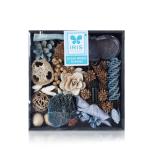 Iris Home Fragrances Ocean breeze Potpourri in a wooden Box- 250g with 5ml Refresher oil free