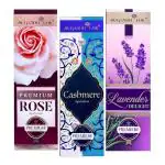 Sugandh Lok Premier Collections - English Delight-| 100% Natural Incense Sticks (Bundle Pack of 3) I Fragrance -Blessing, Sacred forest, and Sri Sai sugandh I Recycled Temple Flowers | 75 years of craftmanship| Non-irritant smoke