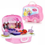 Aditi Toys Disney Princess Kitchen Set for Girls, Kitchen Suitcase Set On Wheels, Colorful Pretend Play Cooking Set for Girls with 23 Pieces, Portable Kitchen Set for 3 Years, BIS Approved. (Disney Princess)
