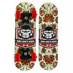 Strauss Multicolor Wood Kids Skateboard 17 x 5 inch