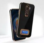 AIBEX Back Cover for Xiaomi Redmi Note 8 Pro|Luxury Electroplating TPU|CD Pattern|Individual Camera Protection (Black, Flexible, Pack of: 1)