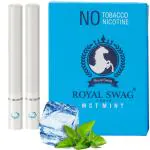 Royal Swag Ayurvedic Herbal Cigarettes 100% Tobacco & Nicotine Free Mint Flavour (20 Sticks) Smoking Cessation - Helps To Quit Smoking | (Pack Of 20)