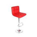 TRENDS FURNISHERS AdjustSuitable for Kitchen | Cafeteria | Dining | Pubs | Office | Shops| Foam Bar Chair (Finish Color - Red, Pre-assembled)