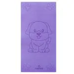 YOGPRO Kids Yoga Mat with Carrying Strap for Children Workout (4mm Thickness) (Purple)