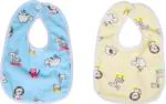 Mom's Pride Kidsify Multicolor Cotton Baby Button Bibs Apron (Pack Of 6)