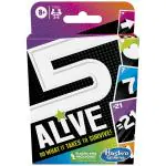 Hasbro Gaming 5 Alive Card Game, Fast Paced Game for Kids and Families, Fun Family Game, Card Game for 2-6 Players, Multicolor, 8Y+