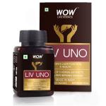 WOW Life Science Liv Uno - Blend of 5 herbal extracts - 500mg - 60 Vegetarian Capsules