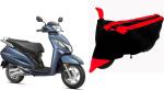 Sheen Red and Black Honda Activa 125 Polyester Two Wheeler Cover